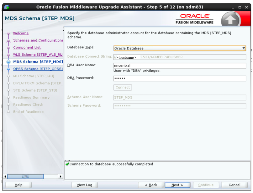 MDS Schema (STEP_MDS)