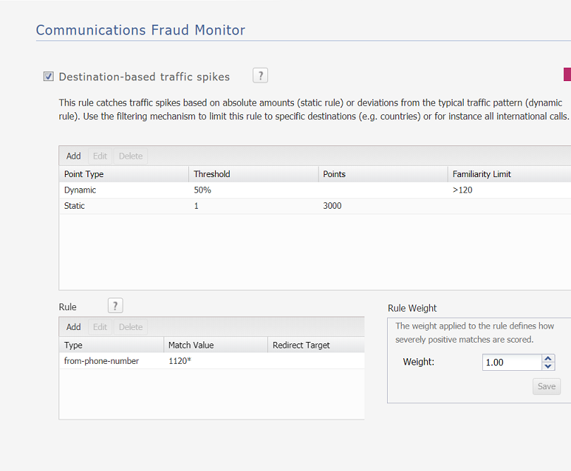 Configuring Rules in Fraud Monitor
