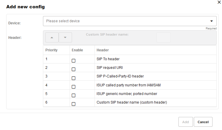 Add new config page Add new config page