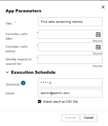 App Parameters