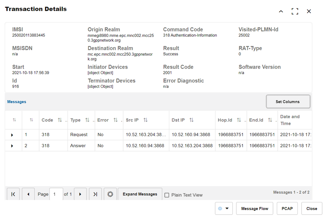 Transaction Details