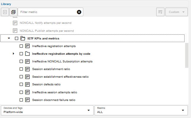 IETF KPIs and metrics folder