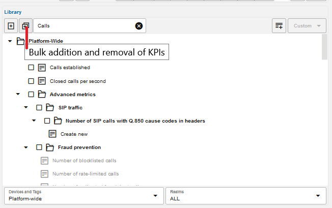 Bulk KPI or Metrics