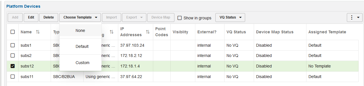 None KPI template