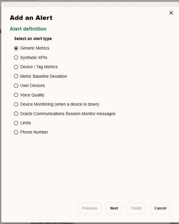 Add an Alert