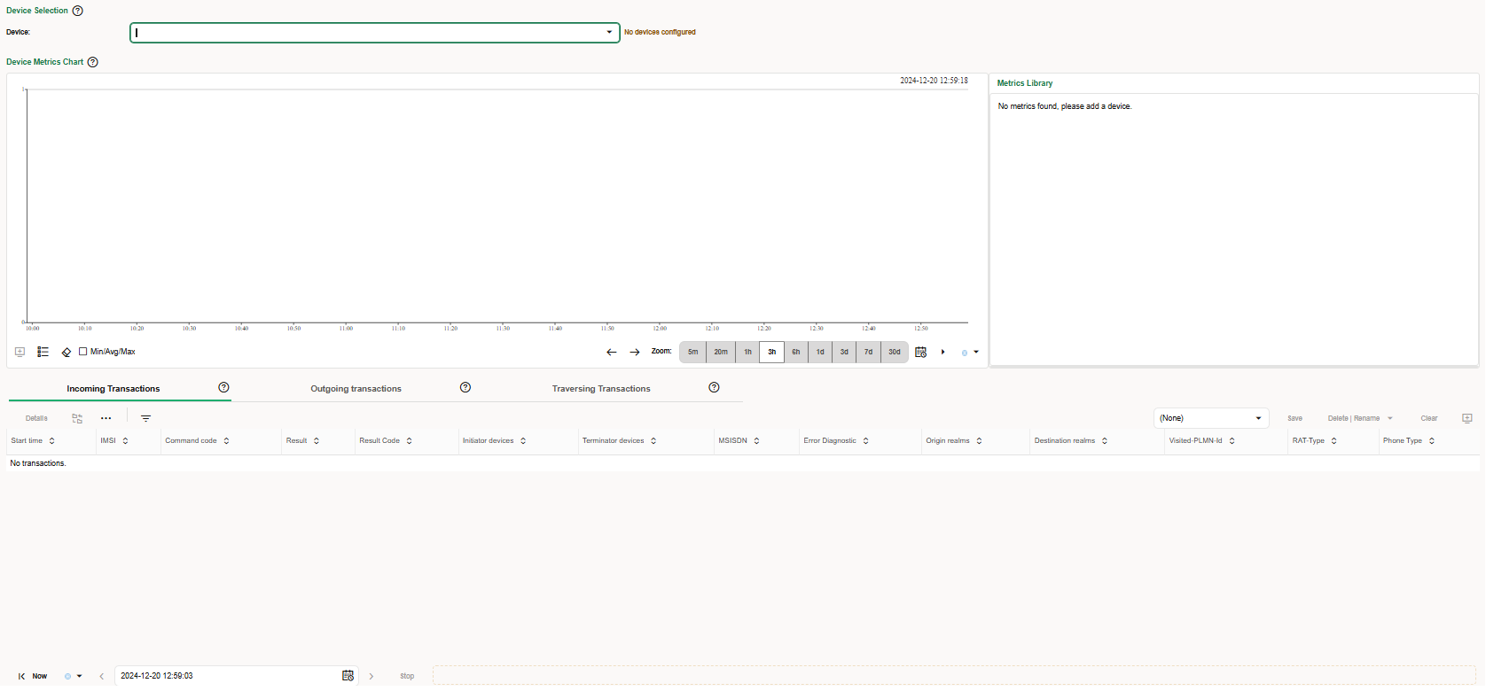 Control Plane Monitor Devices Page Control Plane Monitor Devices Page