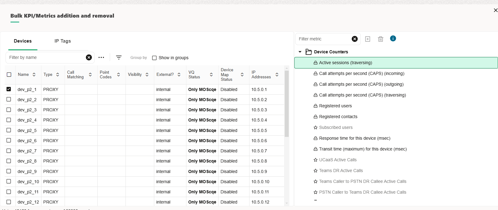 Starting bulk metrics Starting bulk metrics