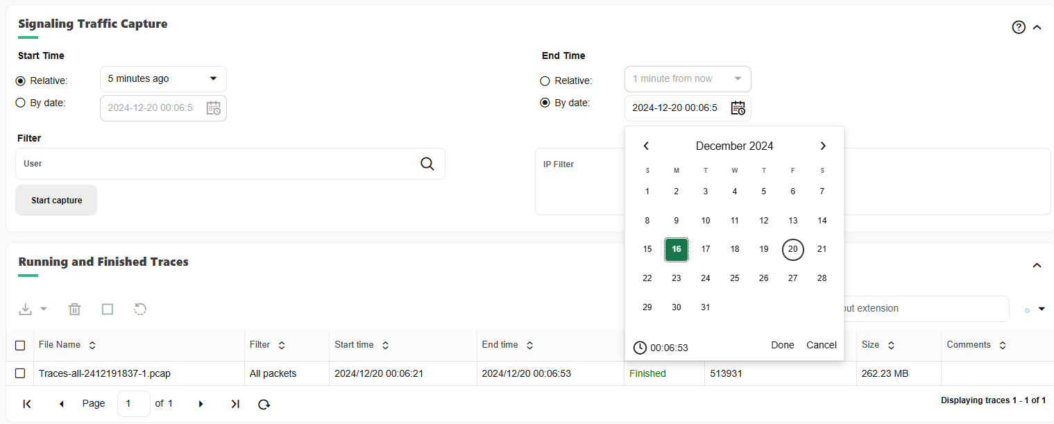 New Trace Created for a Past Transaction New Trace Created for a Past Transaction