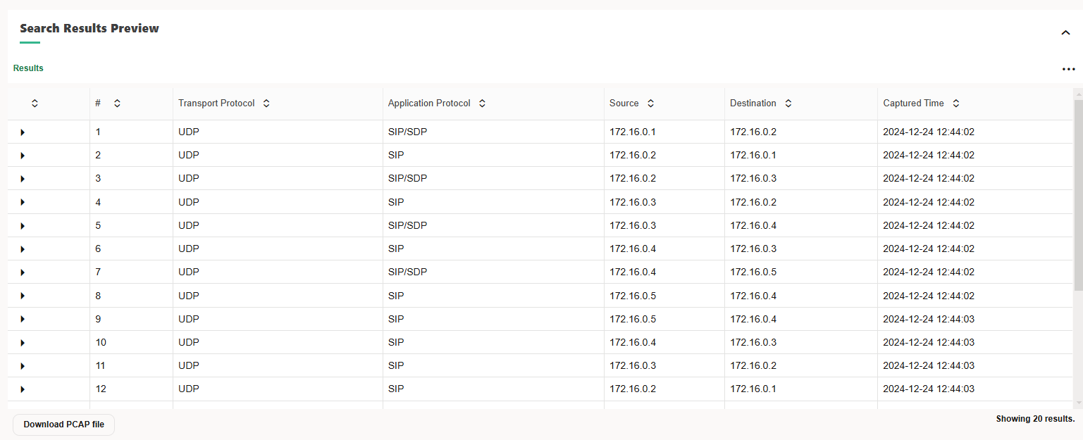 Search Results Preview panel Search Results Preview panel