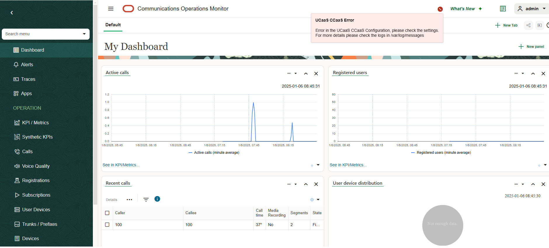 Teams configuration error Notification Teams configuration error Notification