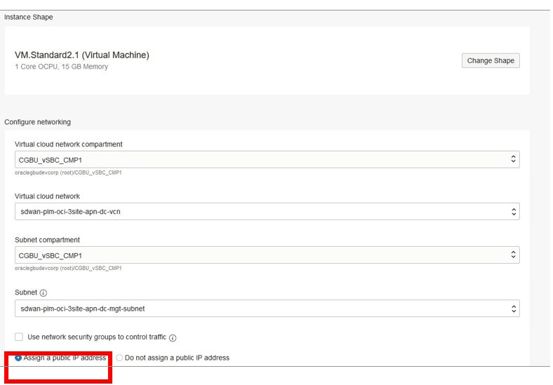 Assign apublic IP address