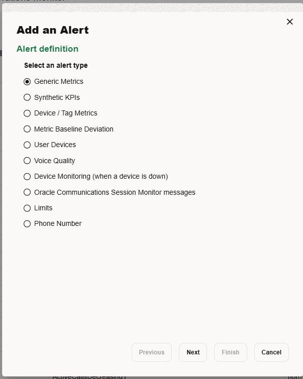 Add an Alert