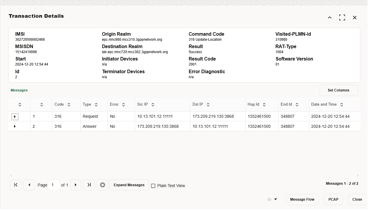 Transaction Details