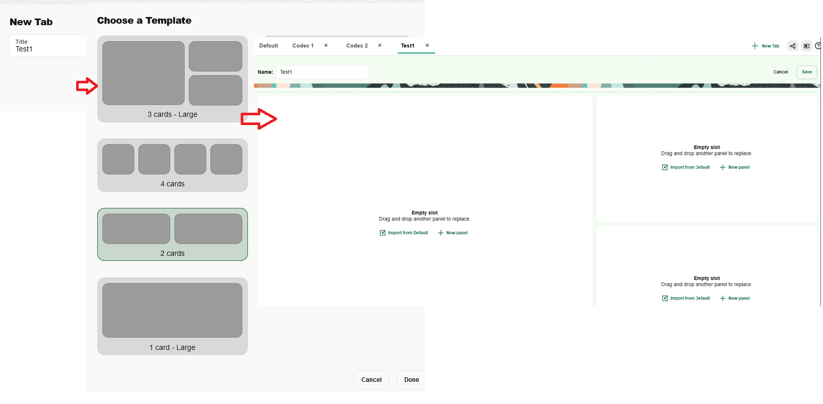 Adding a New Tab to the Dashboard