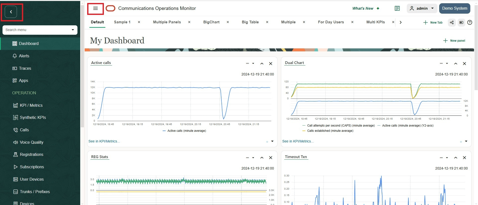 Collapse Left Navigation Pane