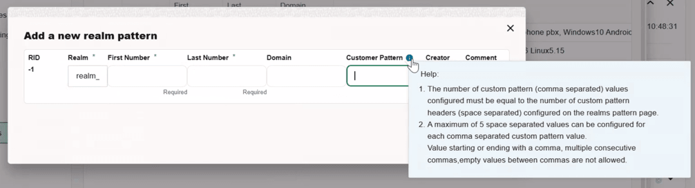Add a new realm pattern