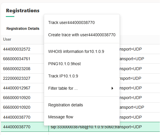 Right-Click On the Registration Event