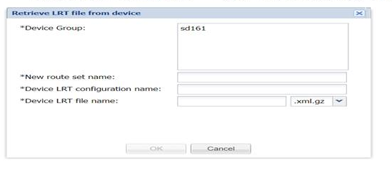 Retrieve LRT file from Device