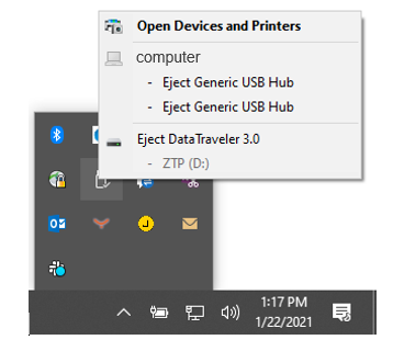 Image showing how to eject the drive
