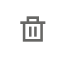 This icon is shaped as a recycle bin.
