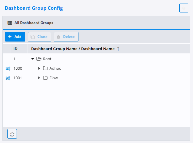 Standard Tree Configuration Interface