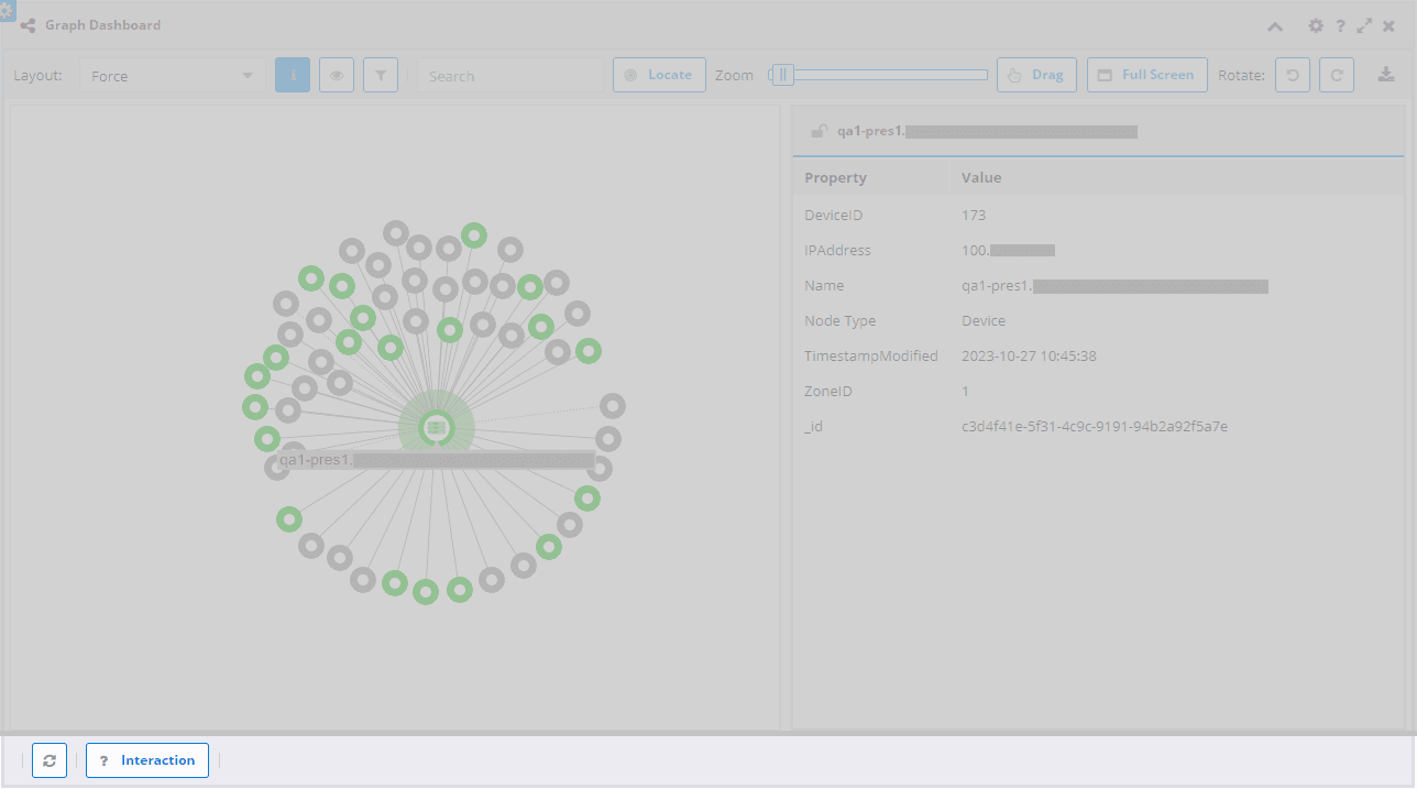 View Graph Footer