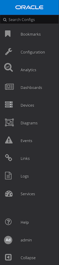 Unified Assurance Navigation Menu