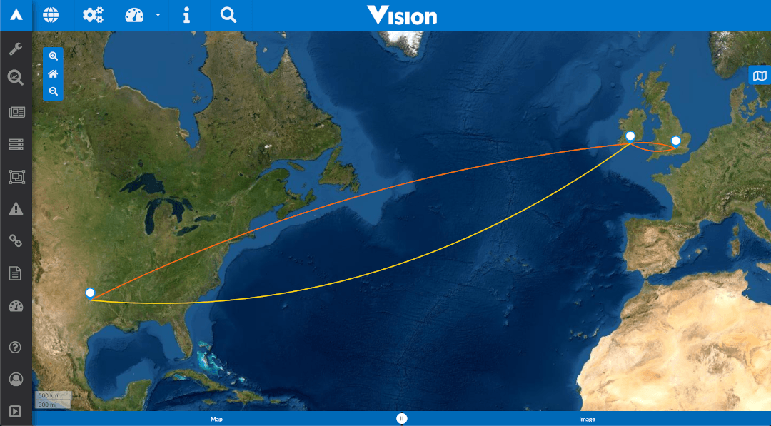 Geographical Dashboard Example