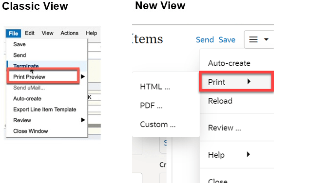Print Preview Becomes Print