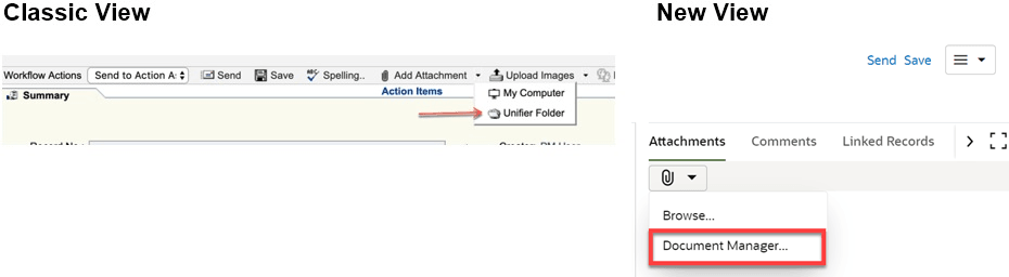 Unifier Folder Becomes Document Manager