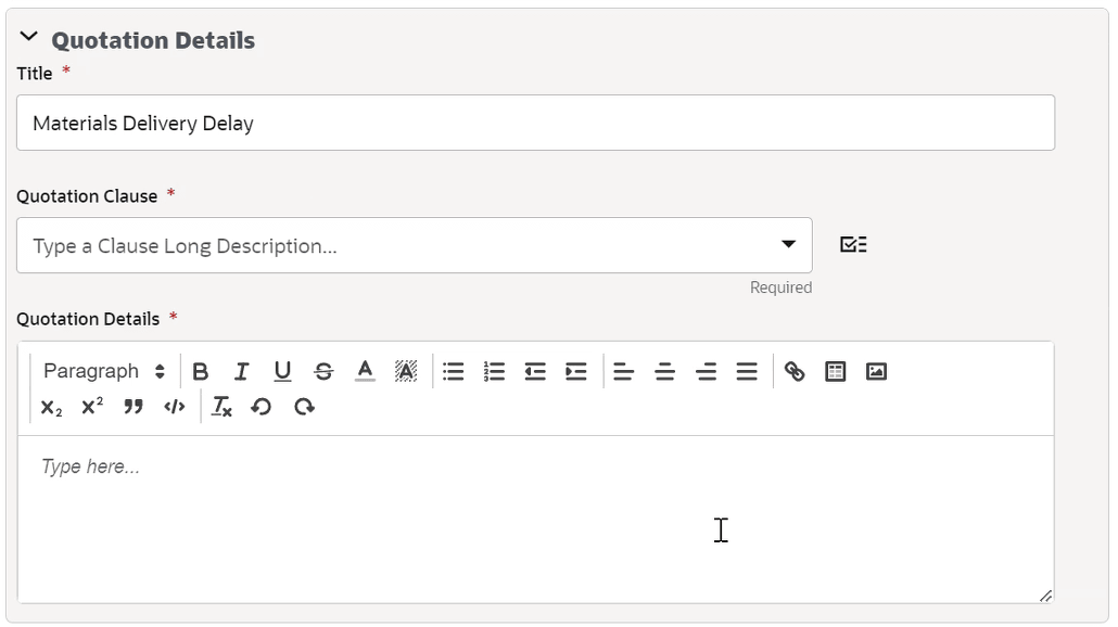 Quotation details title image