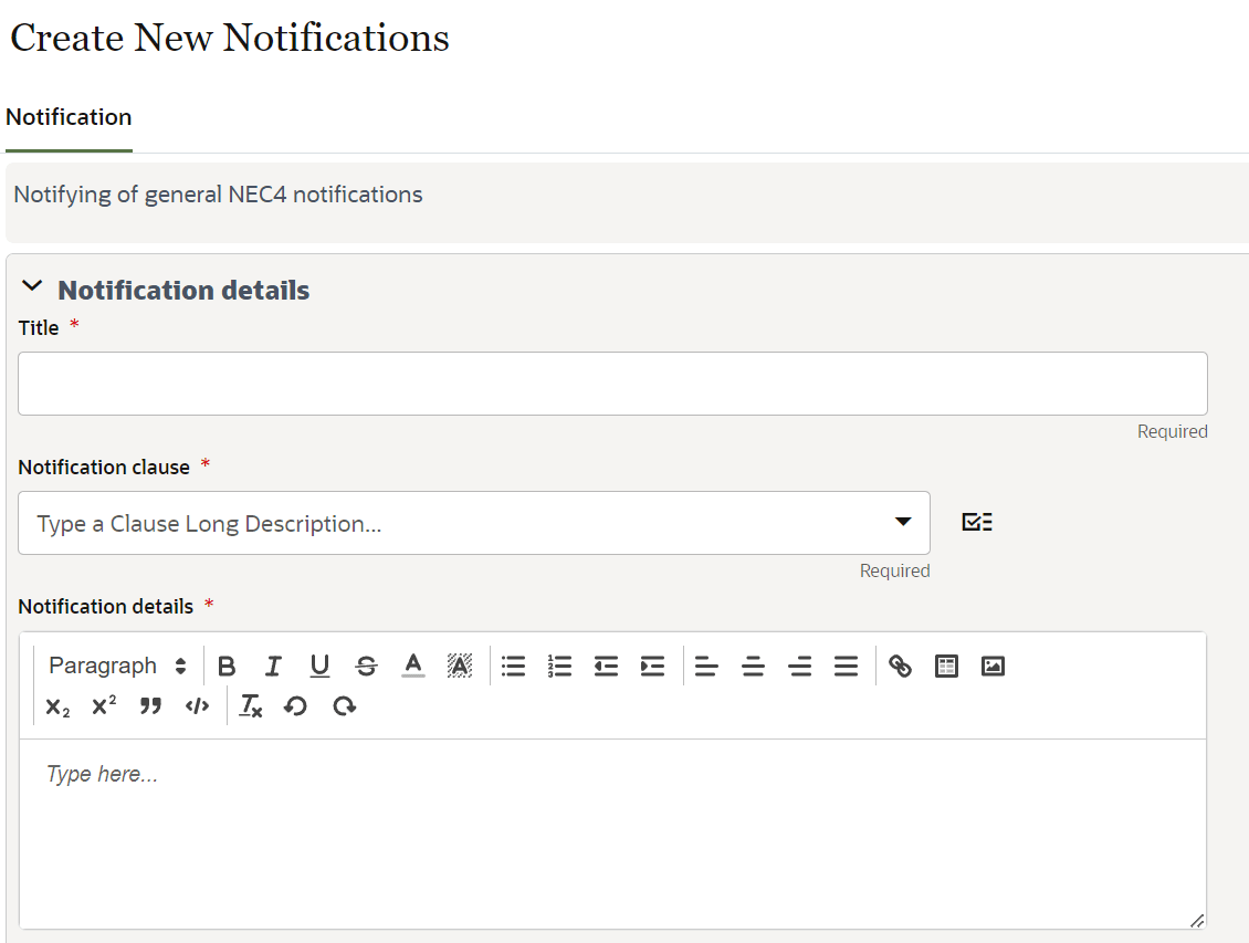 Create new notifications details image