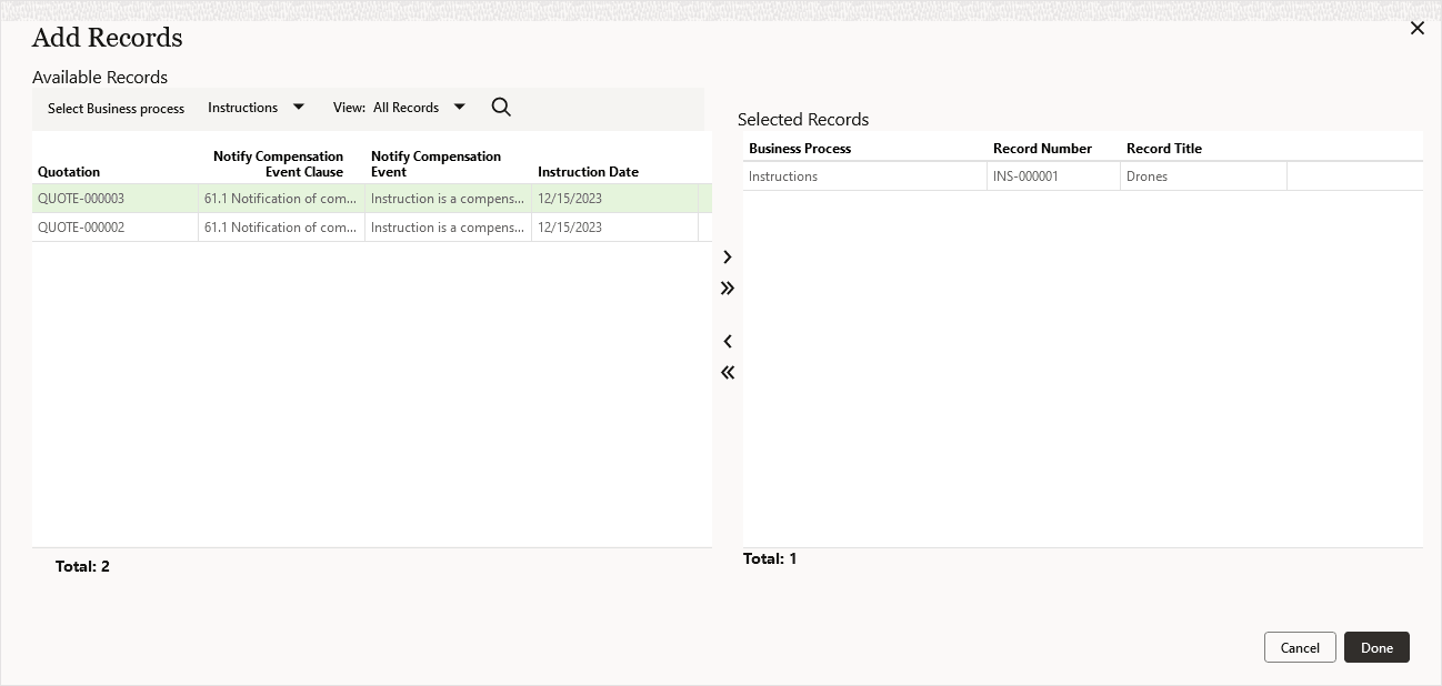 Creating a Reference Process to Link Notifications