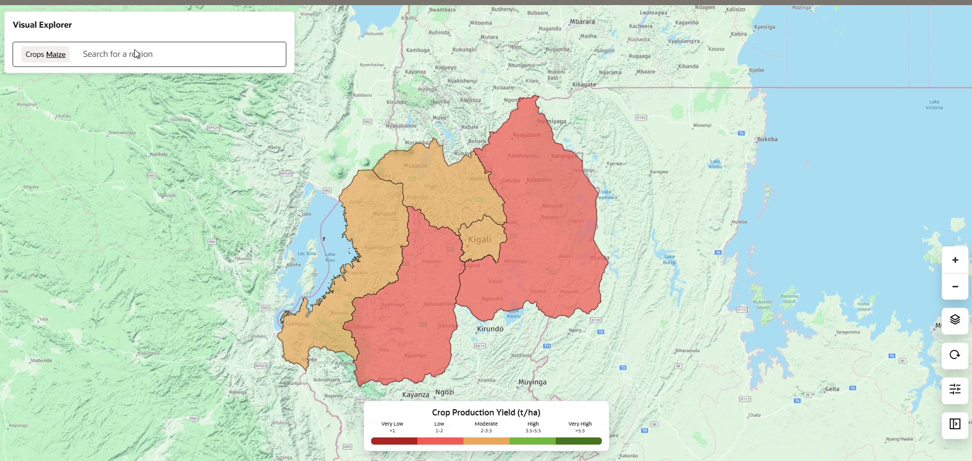 Crop Production map
