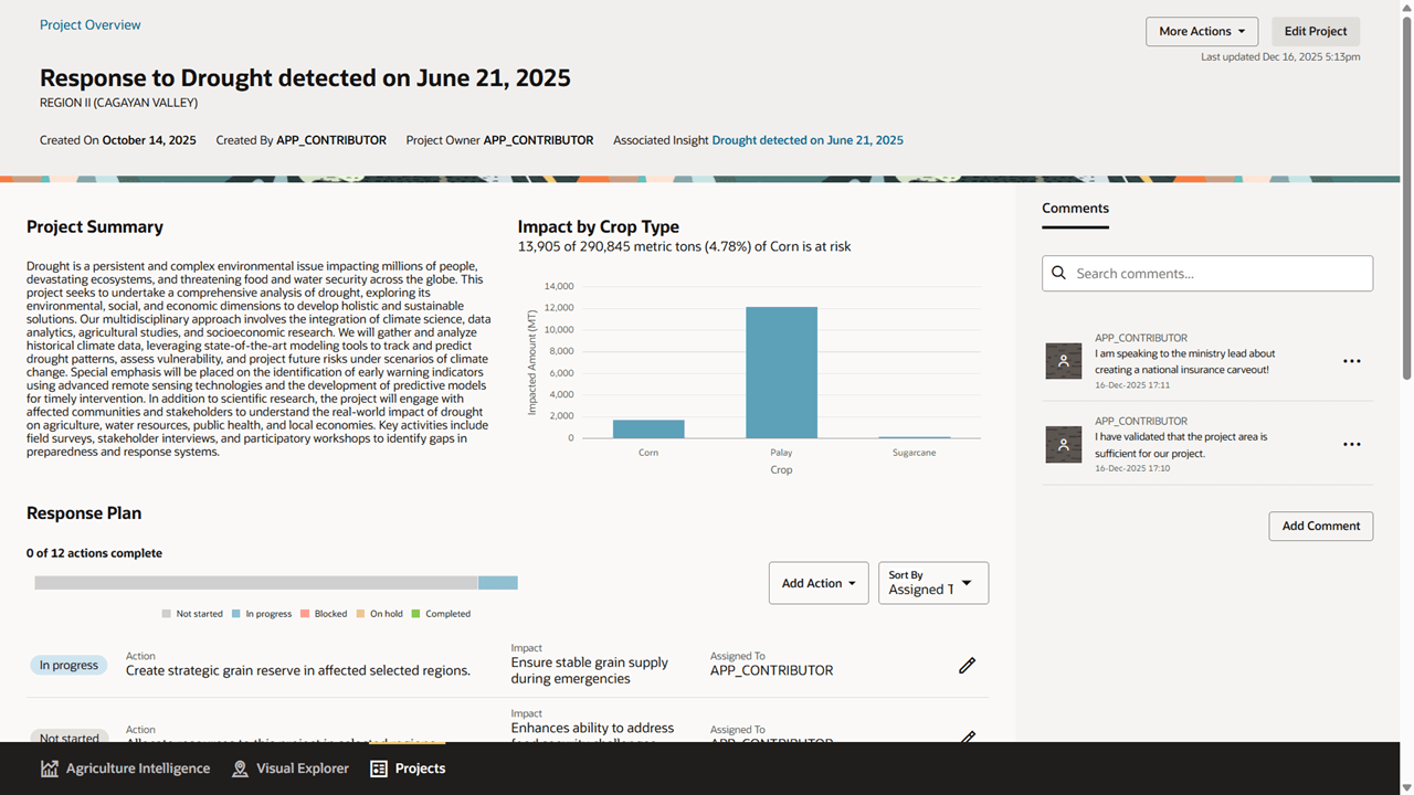 Project Details Page