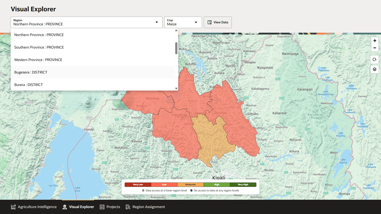 Region selector