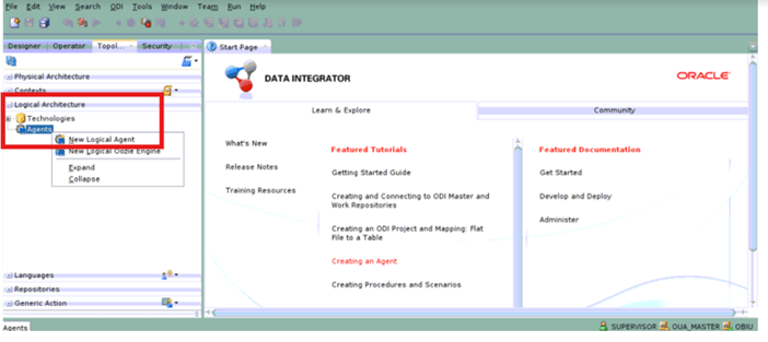 Create a logical agent.