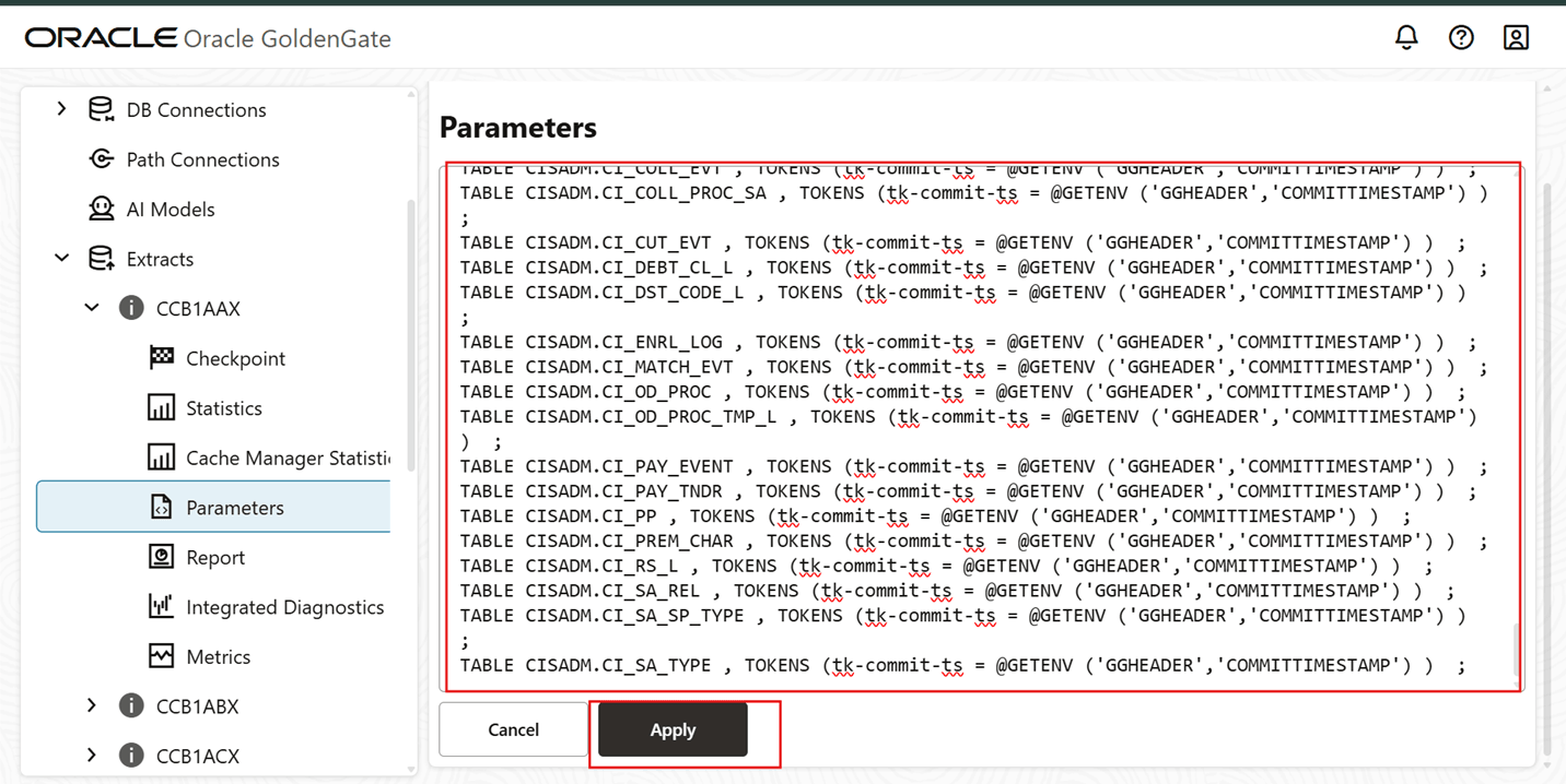 Copy-paste the Extract Param files.