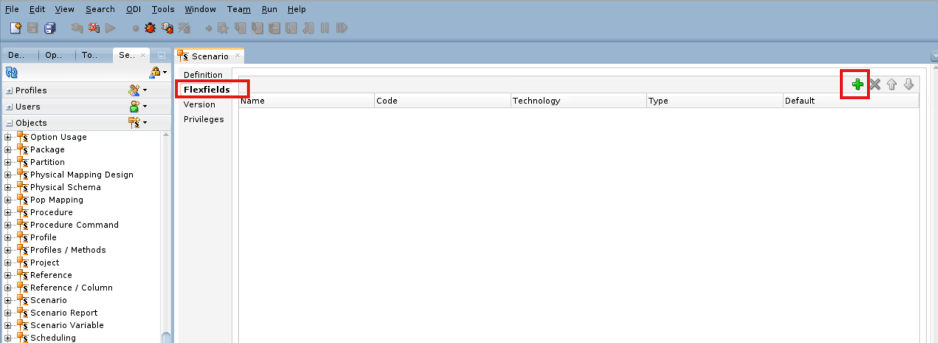 Enter Flex Fields context details.