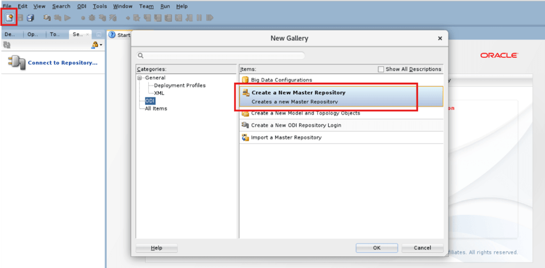 Create a master repository.