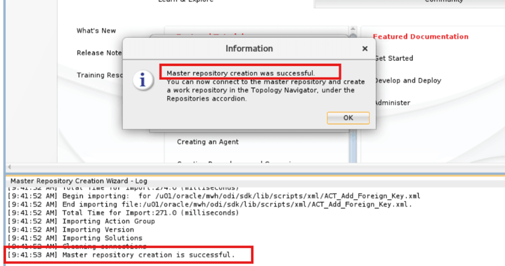 Master repository is created.