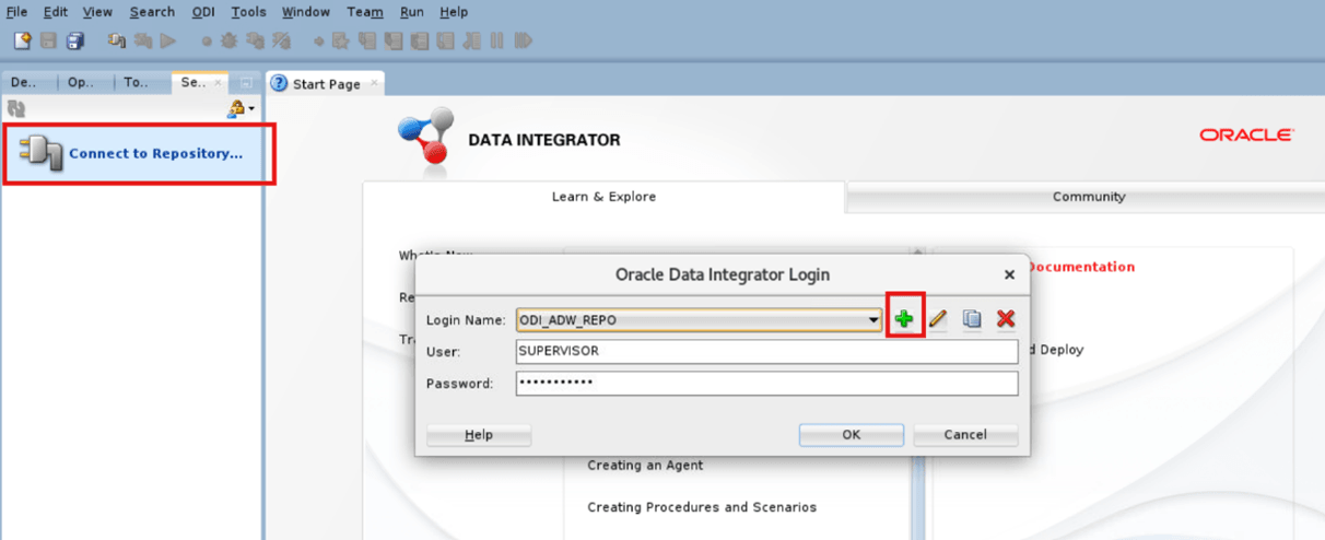 Enter the supervisor login details.