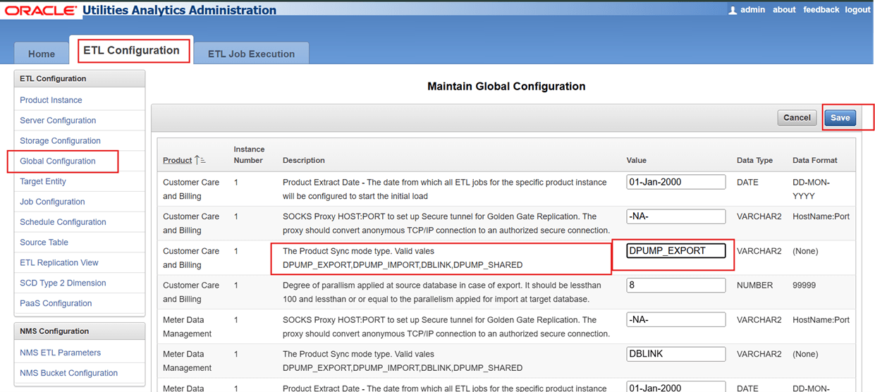 Configure source product Sync Mode Type.
