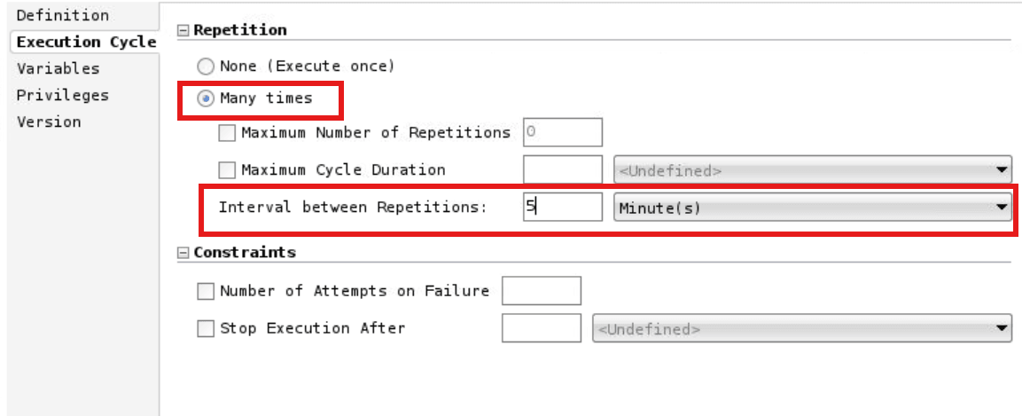 Setting up ODI Scheduler for B1_MAIL_ALERTS .