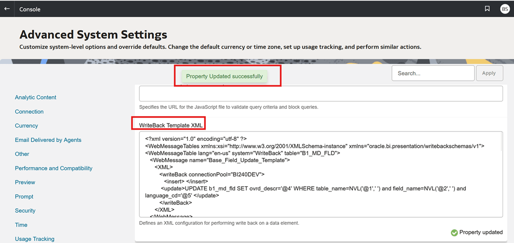 Add writeback template contents.