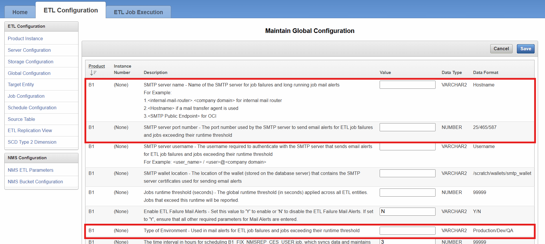 Parameters to enable ETL mail alerts-2