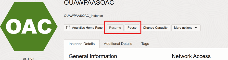 Restart Oracle Analytics Cloud.