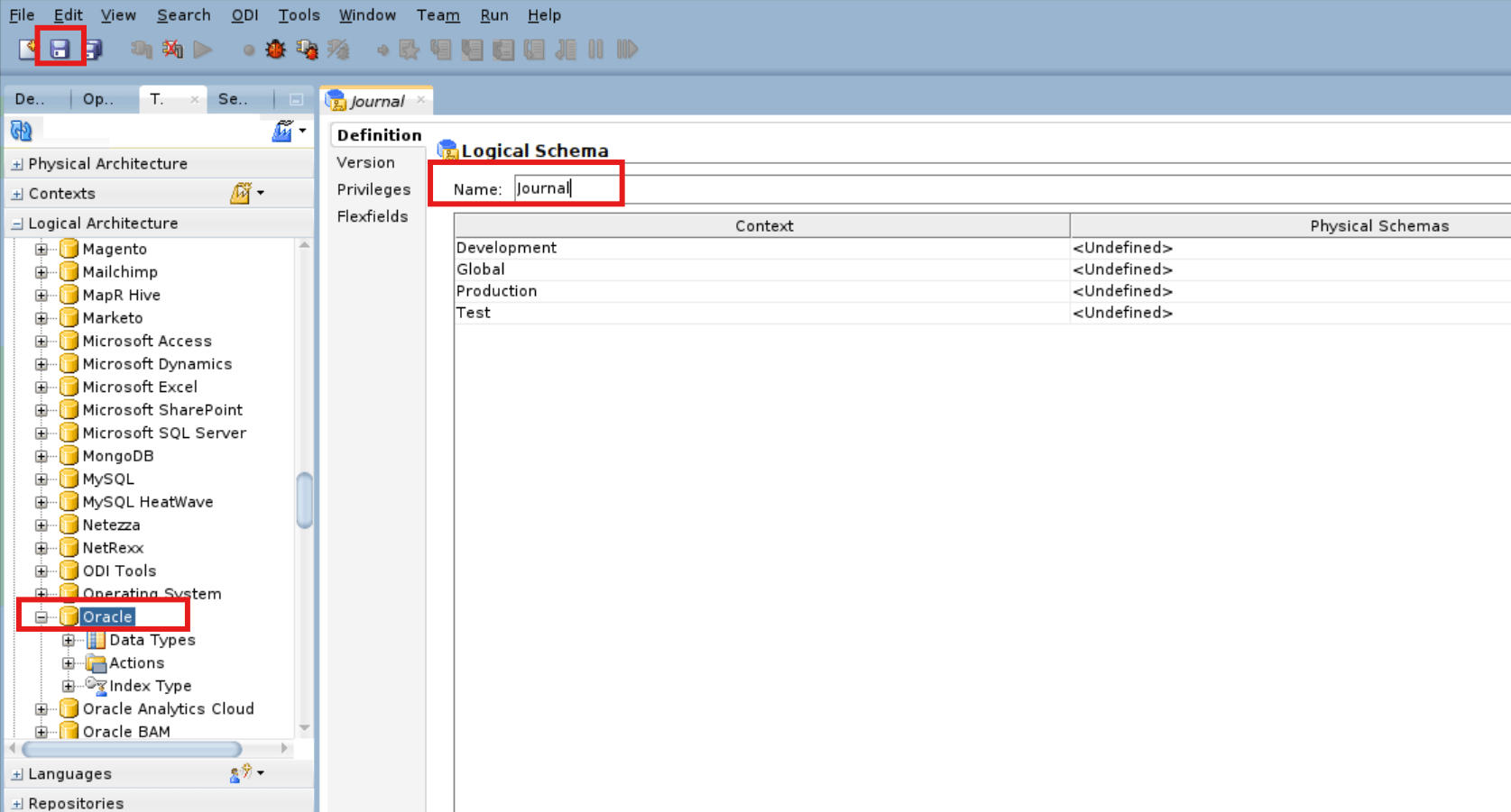 Logical Schema Details