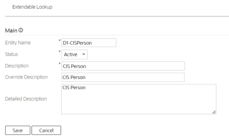Add external system entity.