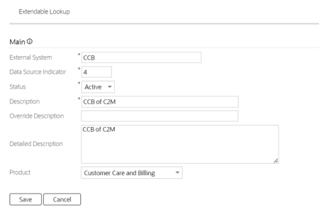 Add External System Value.